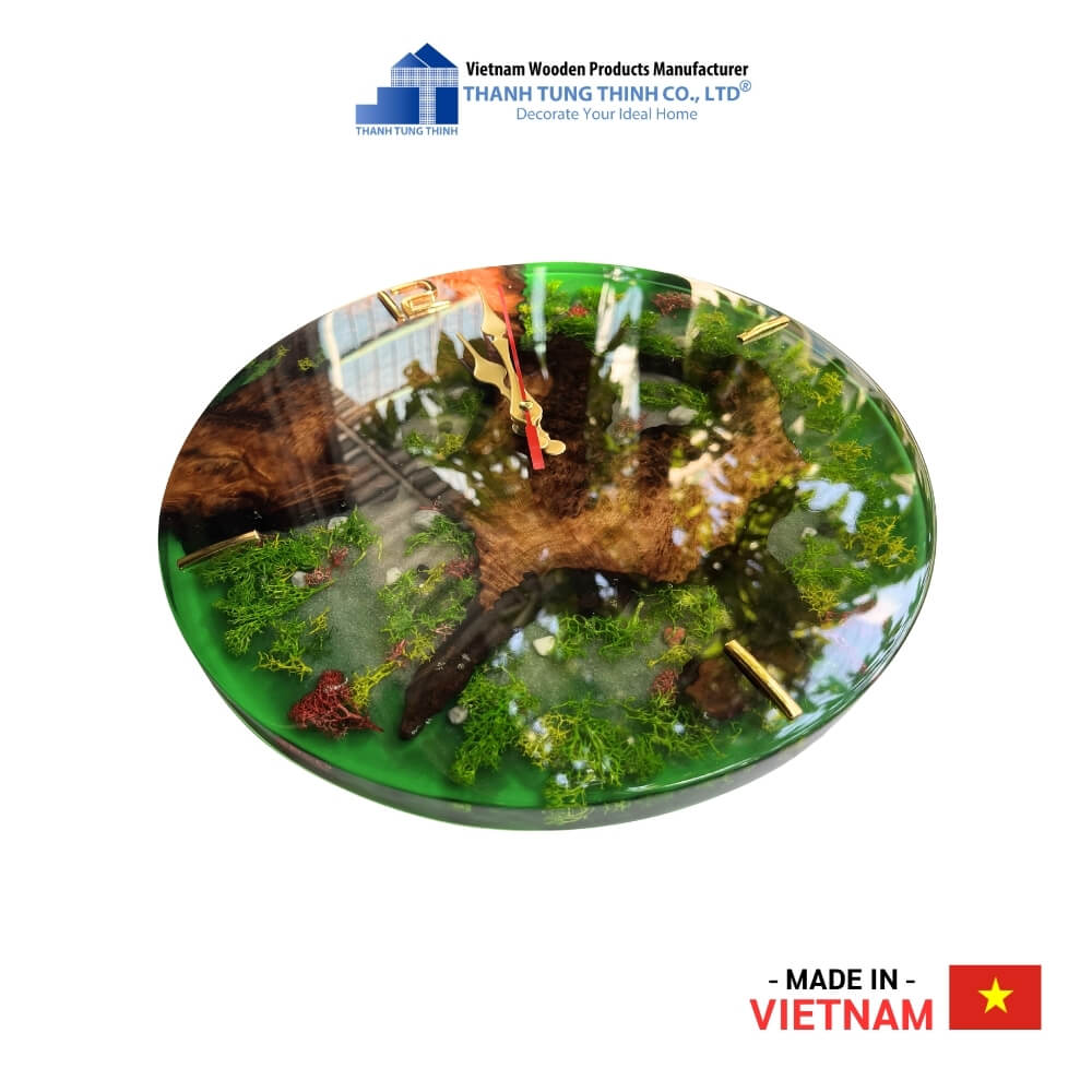 Craft Clock Epoxy Artisanal Thanh Tung Thinh | 02