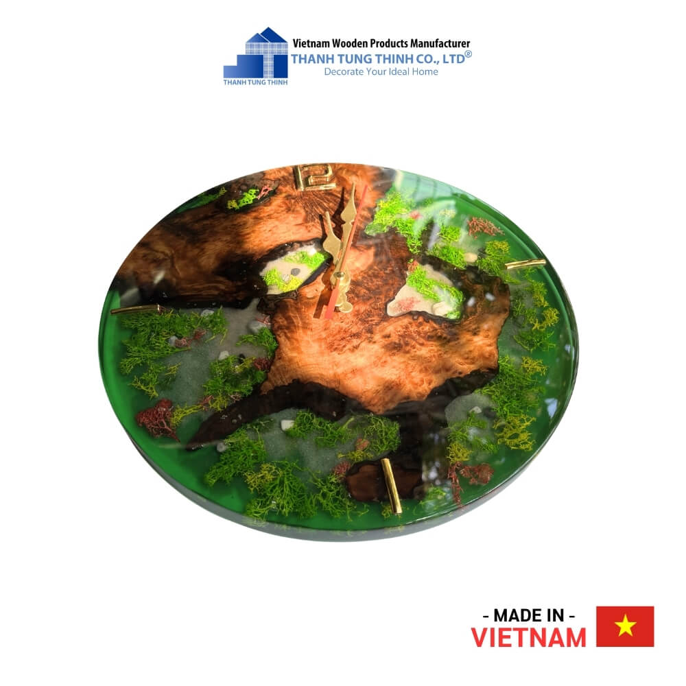 Craft Clock Epoxy Artisanal Thanh Tung Thinh | 03