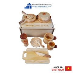 Creative Wooden Toy Cooking Set for Kids Wholesale Deals Thanh Tung Thinh