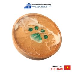 Cute Epoxy Resin wooden coaster for coffee shop Thanh Tung Thinh | 02