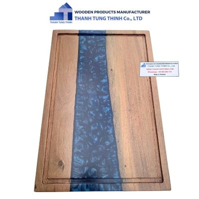 Luxurious Rectangular Epoxy Tray