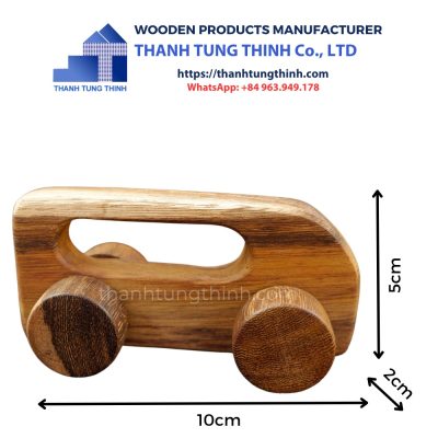 dimensions of wooden bus toy mini