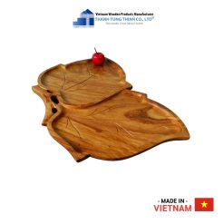 Double-Leaf-Shaped Wooden Tray Thanh Tung Thinh | 02
