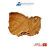 Double-Leaf-Shaped Wooden Tray Thanh Tung Thinh