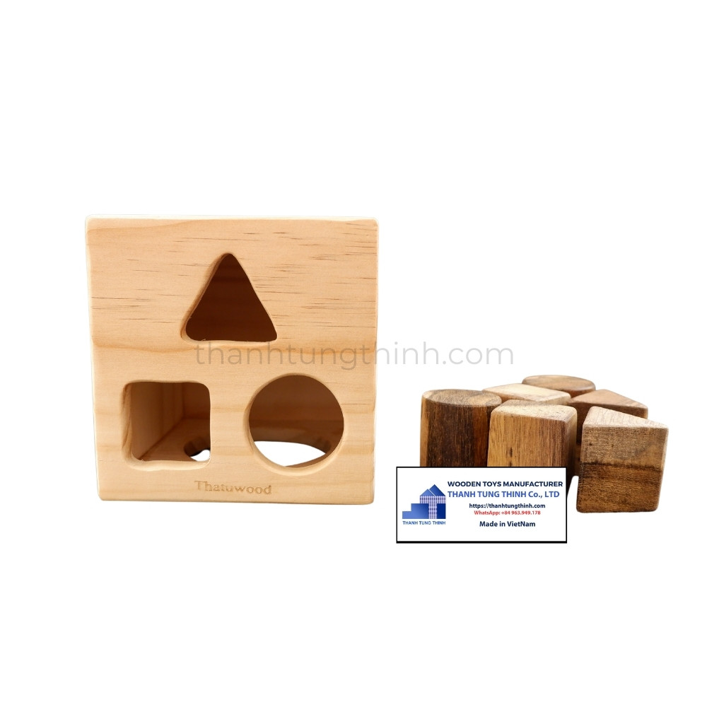 educational toy wooden shape sorter for wholesale buyers, retailers