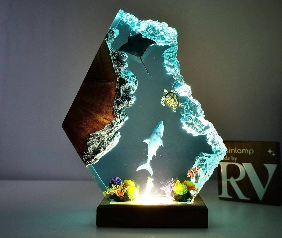 Epoxy night lights are perfect for a variety of environments