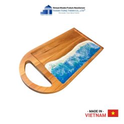 Epoxy Wood Tray with Arc Handle Thanh Tung Thinh | 01
