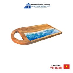Epoxy Wood Tray with Arc Handle Thanh Tung Thinh | 03