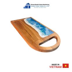Epoxy Wood Tray with Arc Handle Thanh Tung Thinh | 04