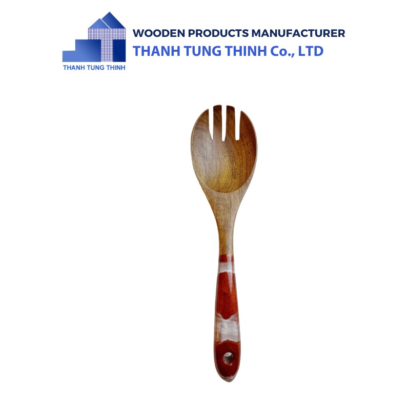 Modern Elegance Epoxy Wooden Spoons - Image 3