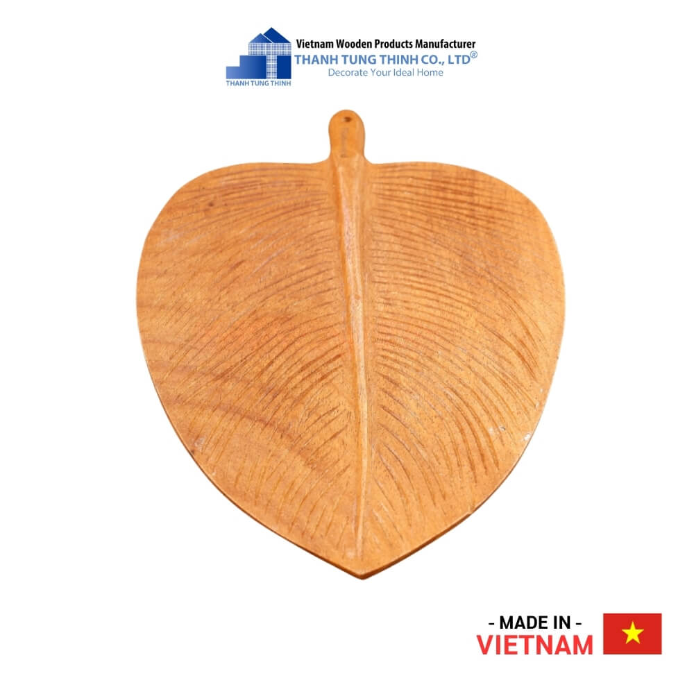 Eye-catching Leaf-Shaped Wooden Tray Thanh Tung Thinh | 02