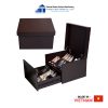 Fancy shoe storage with wooden boxes Thanh Tung Thinh