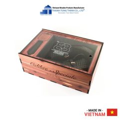Flat Top Wooden Shoe Box Thanh Tung Thinh