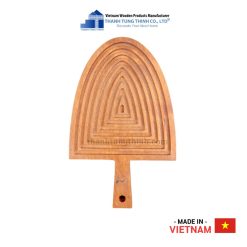 Fluted Triangular Wooden Tray Thanh Tung Thinh | 01