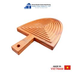 Fluted Triangular Wooden Tray Thanh Tung Thinh | 02