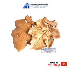 Grape Leaf-Shaped Wooden Tray Thanh Tung Thinh | 02