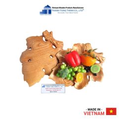 Grape Leaf-Shaped Wooden Tray Thanh Tung Thinh | 04