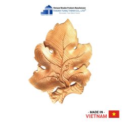 Grape Leaf-Shaped Wooden Tray Thanh Tung Thinh