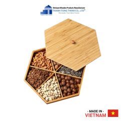 Hexagon Wooden Candies Box Thanh Tung Thinh