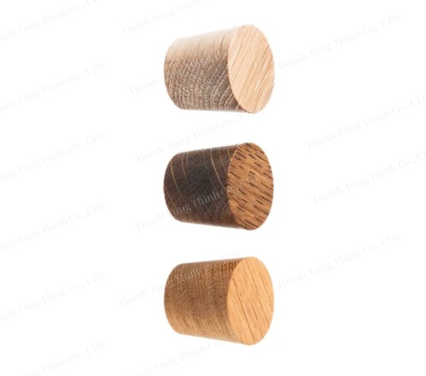 Single Wooden Knob Hangers