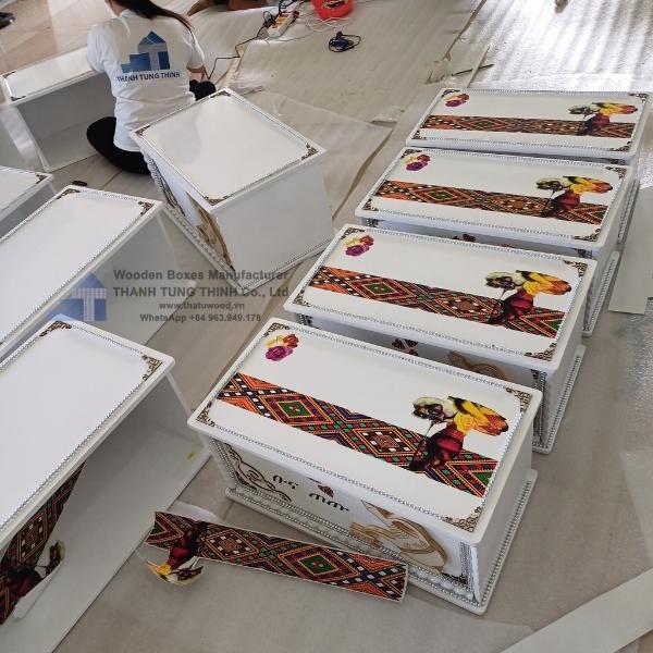 Ethiopian Wooden Coffee Table Sets