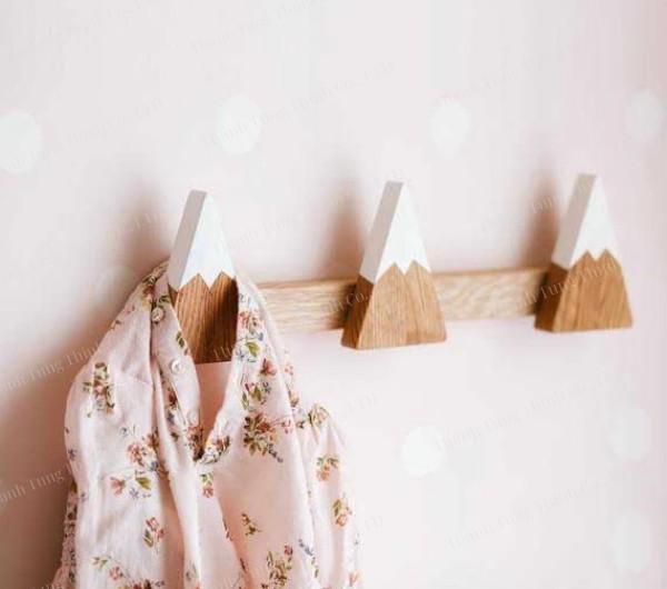  Wall Wooden Knob Hangers