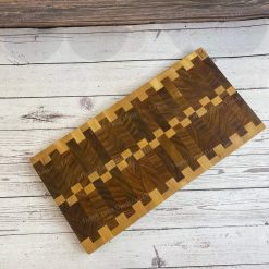 Alternative view of Rectangular Wooden Cutting Board with A Unique Pattern