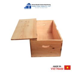 Large Wooden Shoe Boxes with Snap-On Lid Thanh Tung Thinh | 01