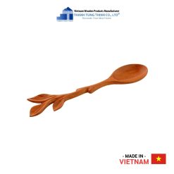Leaf-Carved Wooden Serving Spoons Thanh Tung Thinh | 01