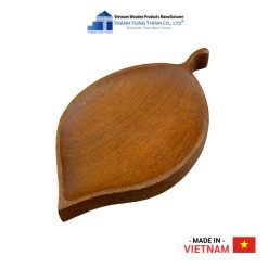 Leaf-Shaped Walnut Wooden Tray   Thanh Tung Thinh | 01