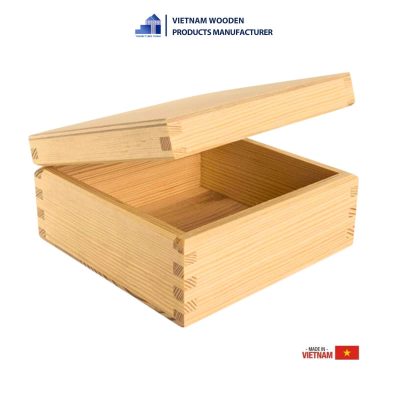 light color wooden gift box