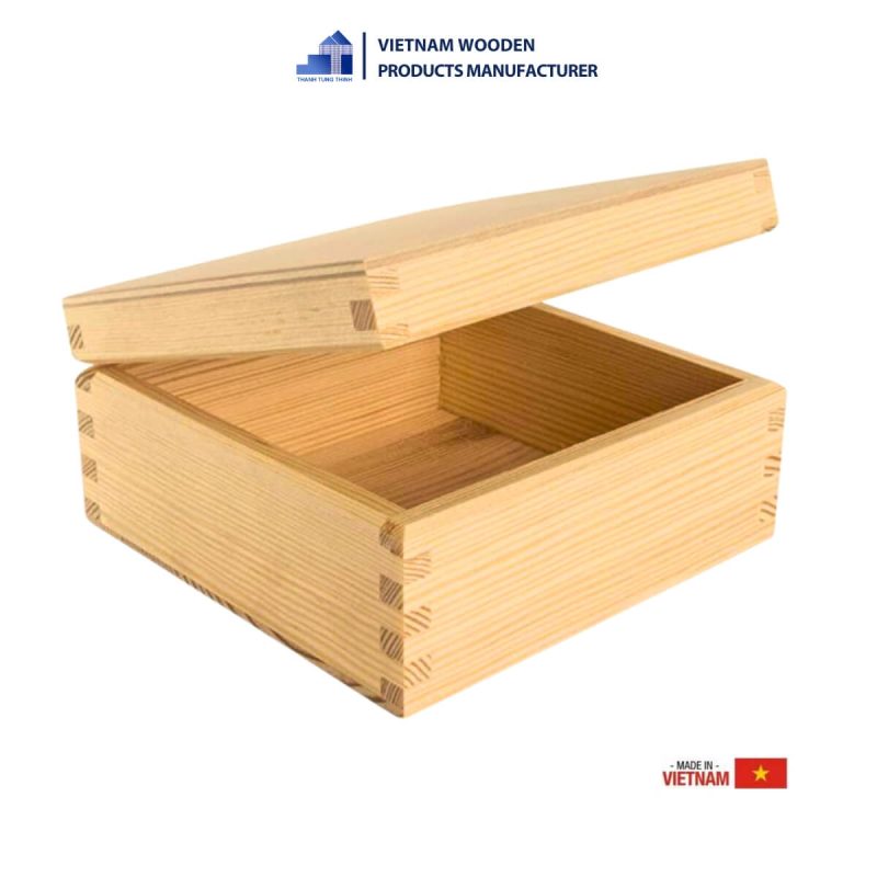 light color wooden gift box
