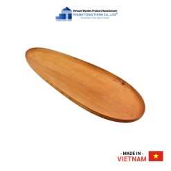 Long Egg-Shaped Wooden Tray Thanh Tung Thinh