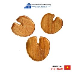 Lotus Leaf-Shaped Wooden Tray Thanh Tung Thinh | 03