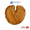 Lotus Leaf-Shaped Wooden Tray Thanh Tung Thinh
