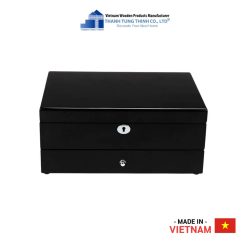 Luxury Black Wooden Jewelry Boxes Thanh Tung Thinh | 02