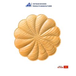 Daisy Flower-Shaped Wooden Tray