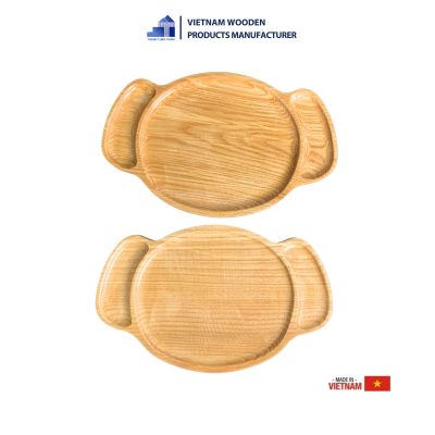 Bear-Shaped Wooden Tray
