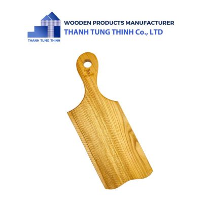 Rustic Wooden Handle Serving Tray