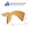Mermaid Tail-Shaped Wooden Tray