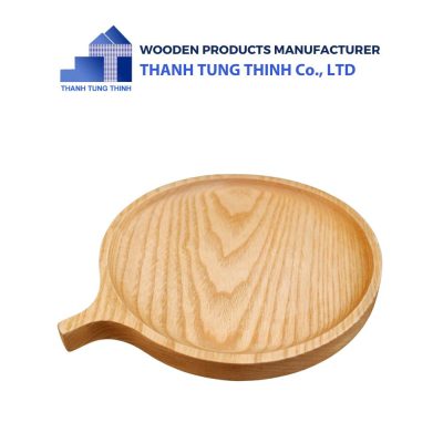 Minimalist Circle Wooden Tray