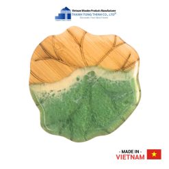 Modern Designed Epoxy Resin wooden coaster for coffeshop Thanh Tung Thinh | 02