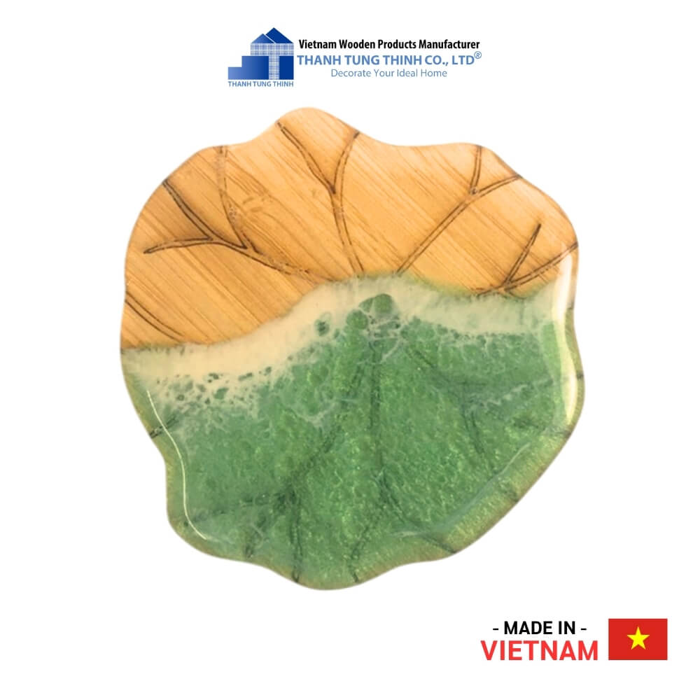 Modern Designed Epoxy Resin wooden coaster for coffeshop Thanh Tung Thinh | 02