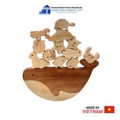 Montessori Wooden Toy Set Balancing Sea Creatures Thanh Tung Thinh