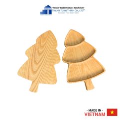 Pine Tree-Shaped Wooden Tray Thanh Tung Thinh | 01