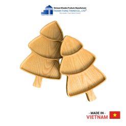 Pine Tree-Shaped Wooden Tray Thanh Tung Thinh | 02