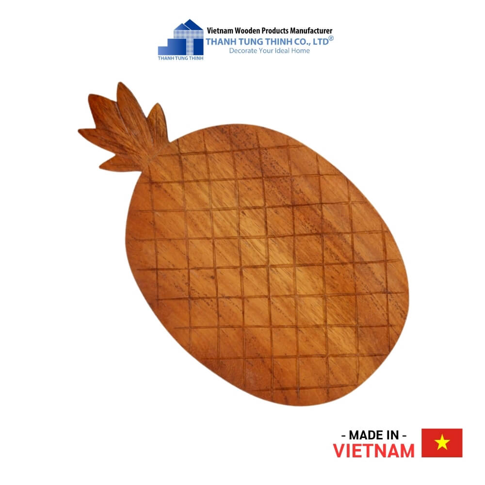 Pineapple Silhouette Wooden Tray Thanh Tung Thinh | 01