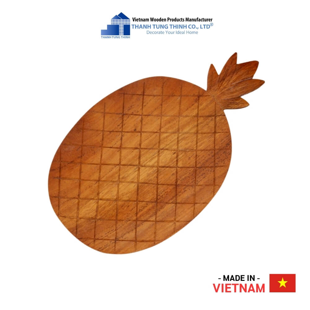 Pineapple Silhouette Wooden Tray Thanh Tung Thinh | 02