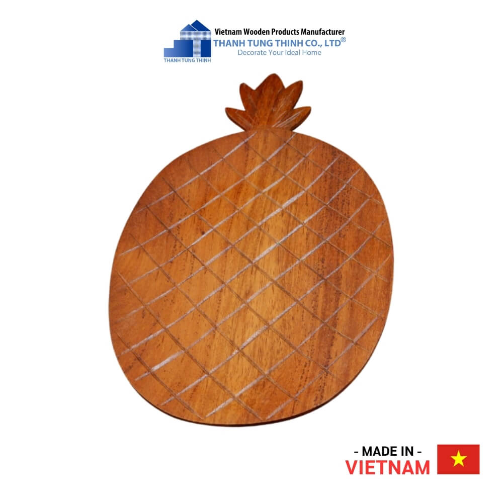 Pineapple Silhouette Wooden Tray Thanh Tung Thinh | 03