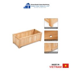 Raised Garden Bed Kit Outdoor Planter Box Wooden Thanh Tung Thinh | 04